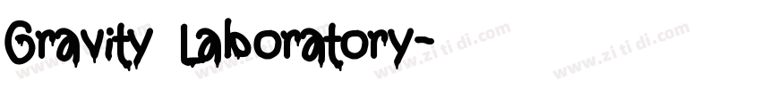 Gravity Laboratory字体转换